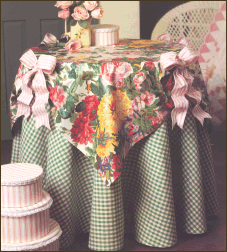 Sew-No-More-Decor Table Skirts And Toppers