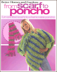 Knit From Scarf to Poncho
