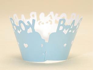 Baby Boy Cupcake Wraps