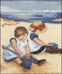 Children Playing On The Beach
