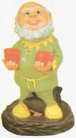 Gnome with Flowerpots