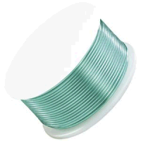 Silver/Sea Green Craft Wire