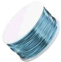Silver/Blue Craft Wire