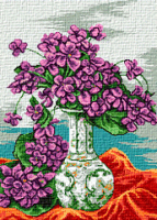 Krif # 092 - Vase with Violets