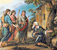 Krif # 152 - Abraham si ingerii (Murillo)
