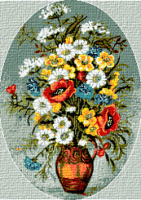 Krif # 189 - Vas cu flori de camp