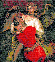 Krif # 353 - Lupta cu ingerul (Rembrandt)