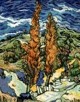 Krif # 456 - Asps on the Hills (Van Gogh)