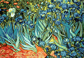 Krif # 457 - Irises' Garden (Van Gogh)
