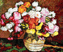 Krif # 476 - Pot with Chrysanthemums (Luchian)