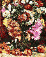 Krif # 478 - Chrysanthemums & Apples (Luchian)