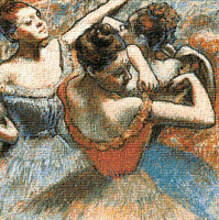 Krif # 538 - Dancers on the Stage (Degas)