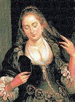 Krif # 622 - Woman with a Mirror (Rubens)