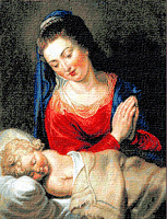 Krif # 623 - Adoration of the Christ Child (Rubens)