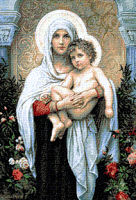 Krif # 629 - Madonna with Roses (Bouguereau)