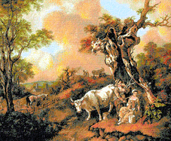 Krif # 642 - Landscape with a Woodcutter (Gainsborough)