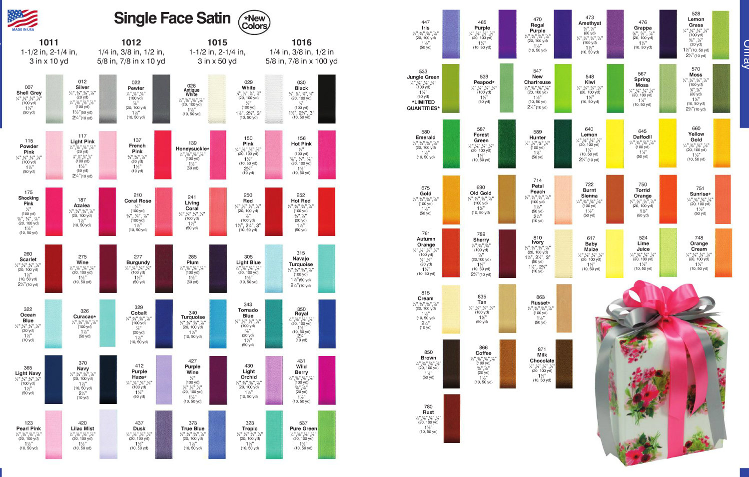 Offray Color Chart