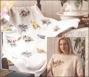 Leisure Arts 2196 Duplicate Stitch Designs From Paula's Closet by Paula Vaughan