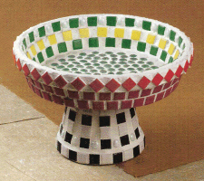 Mosaic Birdbath