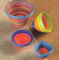 Coiled Paper Dish