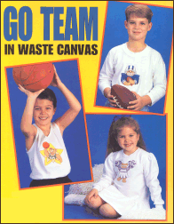 Go Team in Waste Canvas