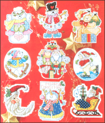 Leisure Arts 3428 Christmas Ornaments
