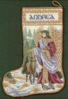 Woodland Angel Stocking