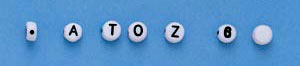 Alphabet and Number Beads