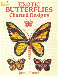 Exotic Butterflies Charted Designs