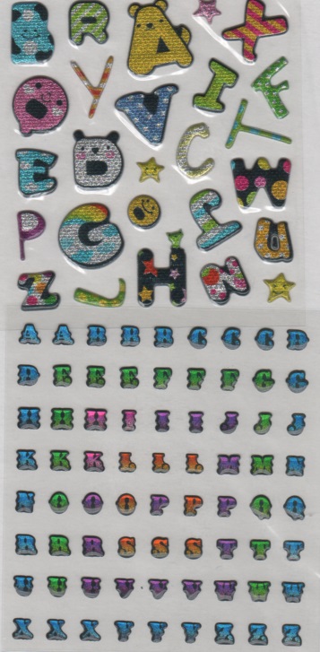 Letters Stickers