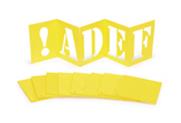 3 inch Alphabet and Number Stencils