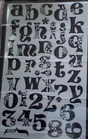 French Quarter Alphabet & Number Stamps