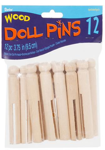 Wooden Doll Pegs