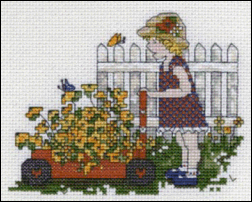 Girl with Flowers