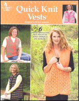 Quick Knit Vests by Melissa Leapman published by Annies Attic