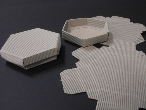 Corrugated Hexagon Box