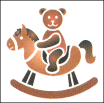 Teddy Bear on Horse