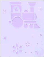 Stencil P228 - Toy Train