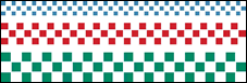 Checkerboard Medley (4 " x 13")
