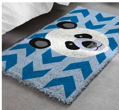 Panda rug kit