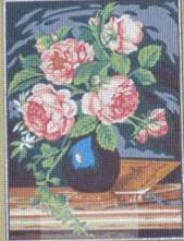Margot 72.2252 Pink Roses Tapestry Canvas