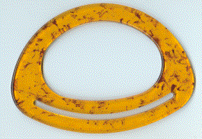 190mm Amber #19 Plastic Handles