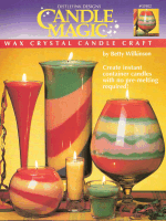 Candle Magic Wax Crystal Candle Craft