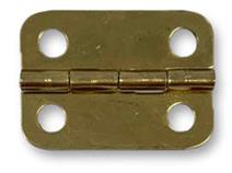 Round Cornered Brass Hinge