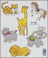 Decal A056 - Circus Animals