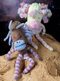 Knitted Aliens by Fiona McDonald