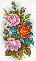 Krif 46 Roses tapestry canvas