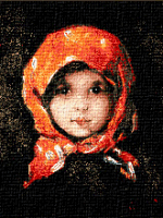 Krif # 119 -The Girl with the Red Scarf (Grigorescu)