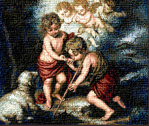 Krif # 151 - Copilul Isus si Ioan (Murillo)