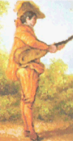 Krif 192 The Charmer tapestry from the painting by Watteau